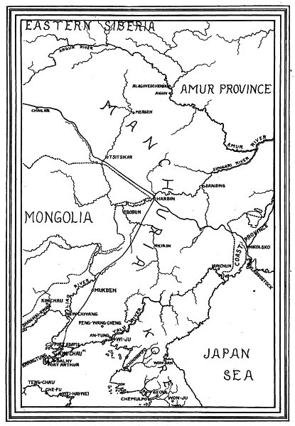 MAP SHOWING FIELD OF THE OPERATIONS
