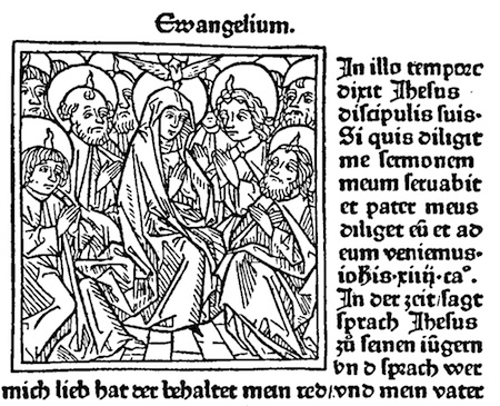 From Gunther Zainer's Epistles and Gospels, Augsburg, C. 1474