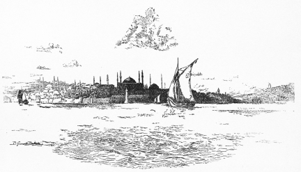 frontispiece, Constantinople from the Sea of Marmora