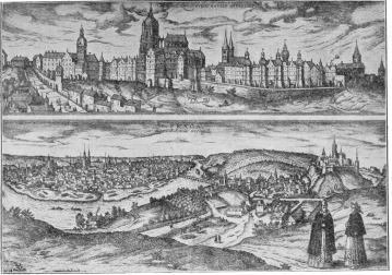VIEW OF PRAGUE AND HRADCANY CASTLE