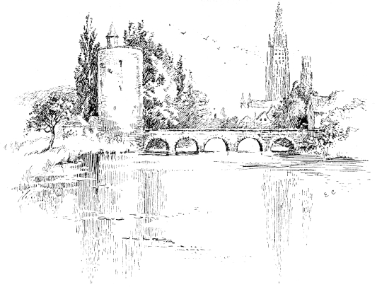 The Minne Water Bridge and Round Tower