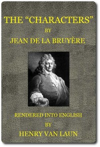 The "Characters" of Jean de La Bruyère