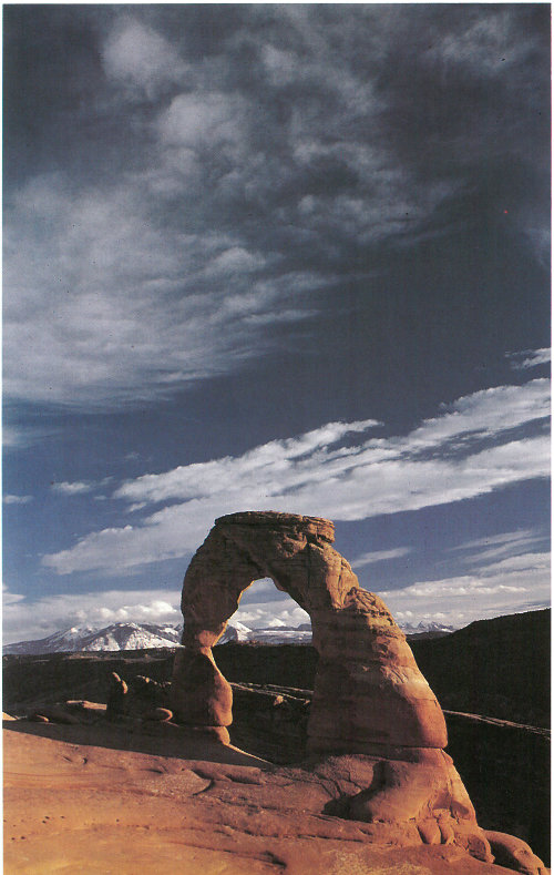 Natural Bridge, Arches National Monument, Utah (photograph by Peter Kresan).
