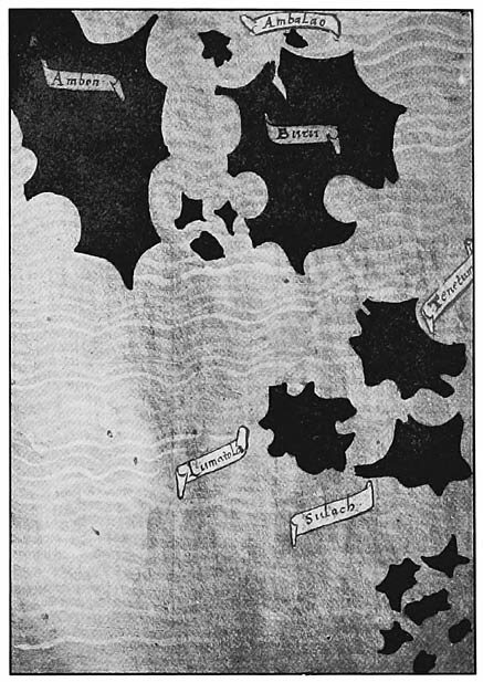 Pigafetta’s Chart of the islands of Amboina, etc.