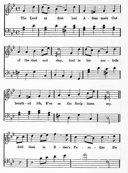 Music: The Lord at First had Adam Made, Page One