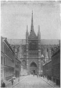 GABLE OF SOUTH TRANSEPT.  (facing the Rue Robert de Luzarches).