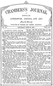 Chambers's Journal of Popular Literature, Science, and Art, No. 705, June 30, 1877