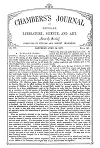 Chambers's Journal of Popular Literature, Science, and Art, No. 707, July 14, 1877