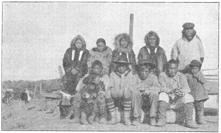 Groupe d’Esquimaux Tghiglit (Embouchure du Mackenzie)