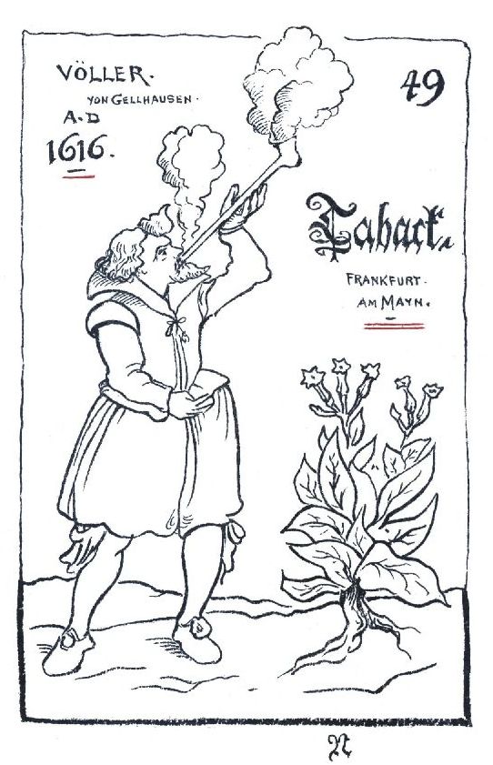 VÖLLER VON GELLHAUSEN A·D 1616. Tabact. FRANKFURT AM MAYN.