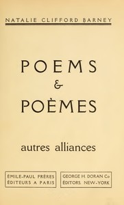 Poems & Poèmes; autres alliances