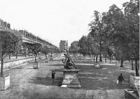 Image not available: THE GARDENS OF THE TUILERIES, PARIS