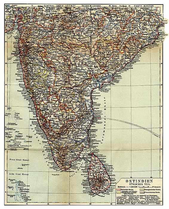 Ostindien, südl. Teil.