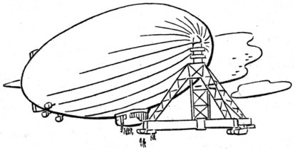 Docked airship
