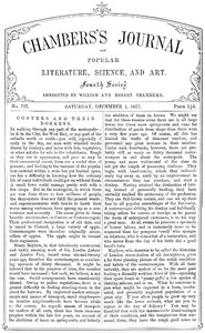 Chambers's Journal of Popular Literature, Science, and Art, No. 727, December 1, 1877