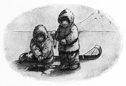 two Eskimo children