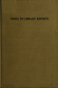 Index to Library Reports
