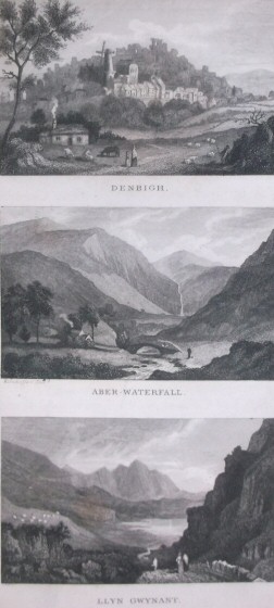 Denbigh; Aber waterfall; Llyn Gwynant.  London.  Published by T. T. & J. Tegg, Cheapside, Oct. 1st 1832