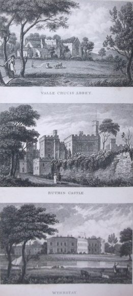 Valle Crucis Abbey; Ruthin Castle; Wynnstay.  London.  Published by T. T. & J. Tegg, Cheapside, Oct. 1st 1832