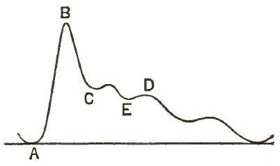 The sphygmographic tracing of the normal pulse