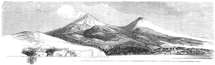 Vulkan Bulusan von SSW