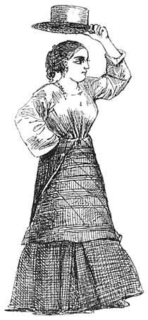 Indierin die Bulaqueña tanzend.