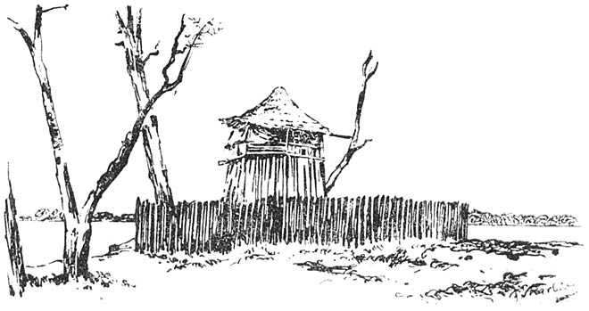 Kastell gegen Seeräuber.