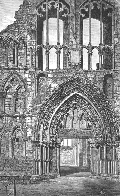WEST FRONT OF HOLYROOD ABBEY CHURCH