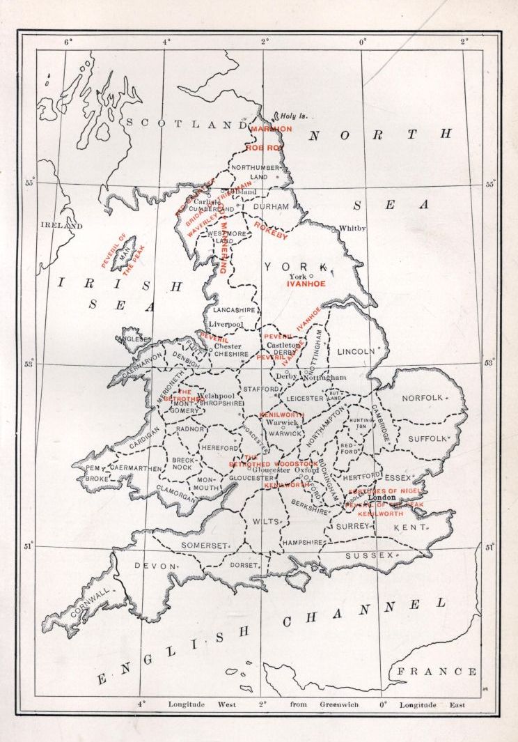 Map of England