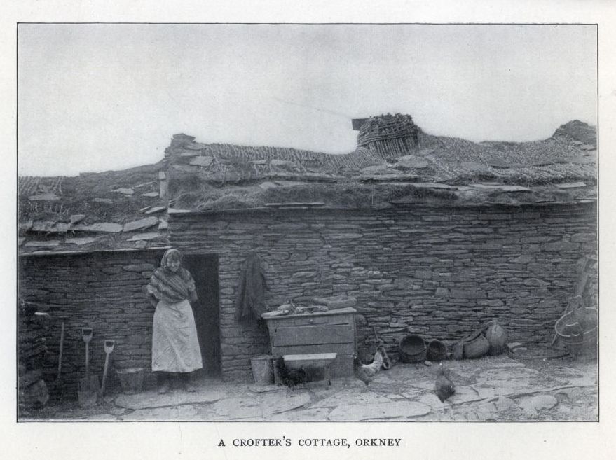 A CROFTER'S COTTAGE, ORKNEY