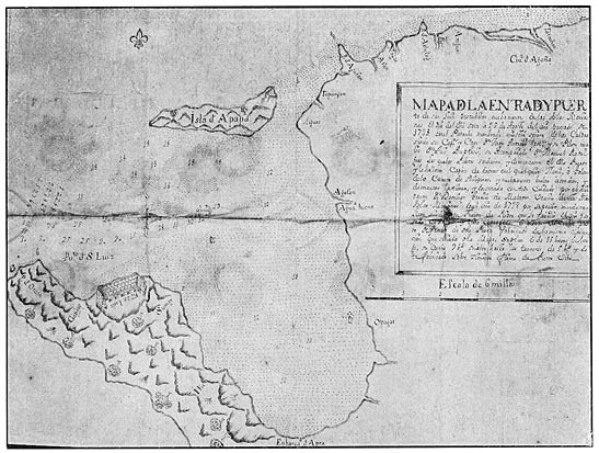 Chart of the port of San Luis, in the Marianas Islands, 1738; by Adjutant Domingo Garrido de Malavar