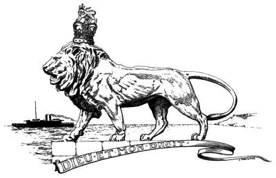 Decoration: Lion wearing a crown