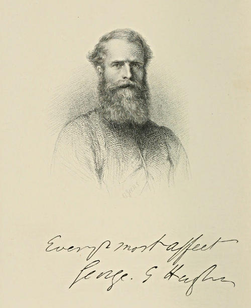 Signed portrait of George Hughes