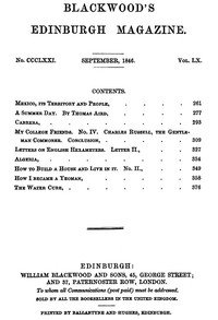 Blackwood's Edinburgh Magazine, Volume 60, Number 371, September 1846