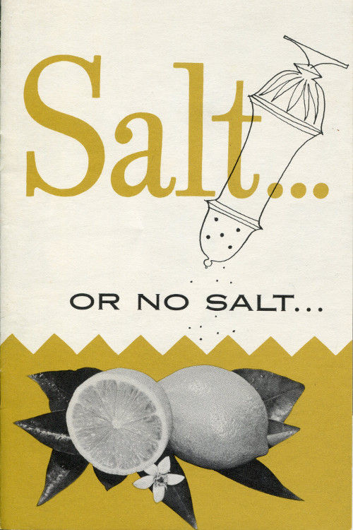 Salt ... OR NO SALT....