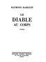 Cover image for Le Diable au Corps: Roman