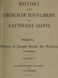History of the Church of Jesus Christ of Latter-day Saints, Volume 4