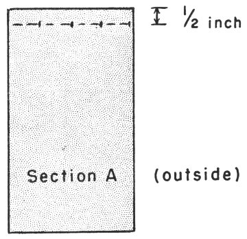 Section A, ½ inch