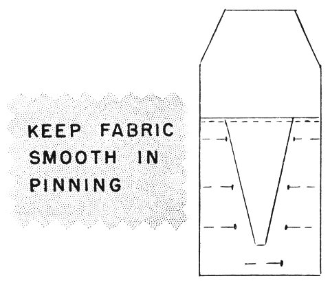 KEEP FABRIC SMOOTH IN PINNING