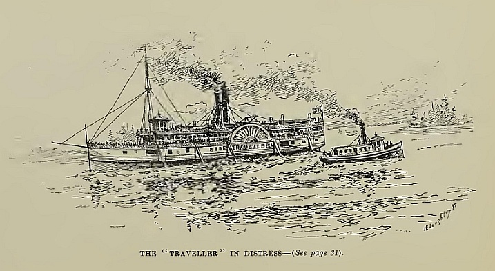 THE "TRAVELLER" IN DISTRESS