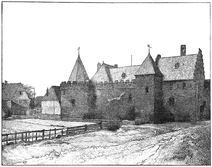 Het kasteel Radboud te Medemblik.