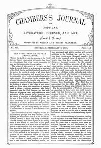 Chambers's Journal of Popular Literature, Science, and Art, No. 737, February 9, 1878