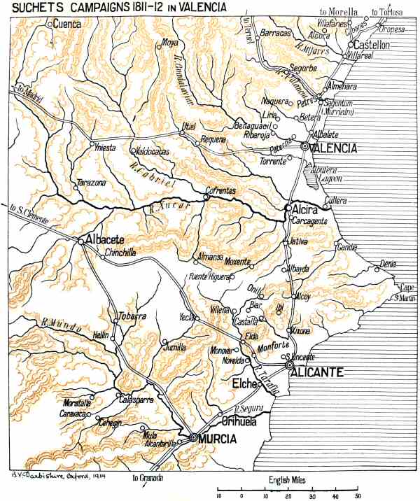 Theater of Suchet’s Operations in Eastern Spain