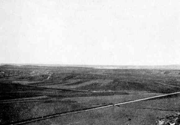 View of the general lie of the ground at Salamanca