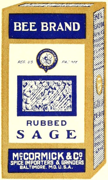 Bee Brand Rubbed Sage