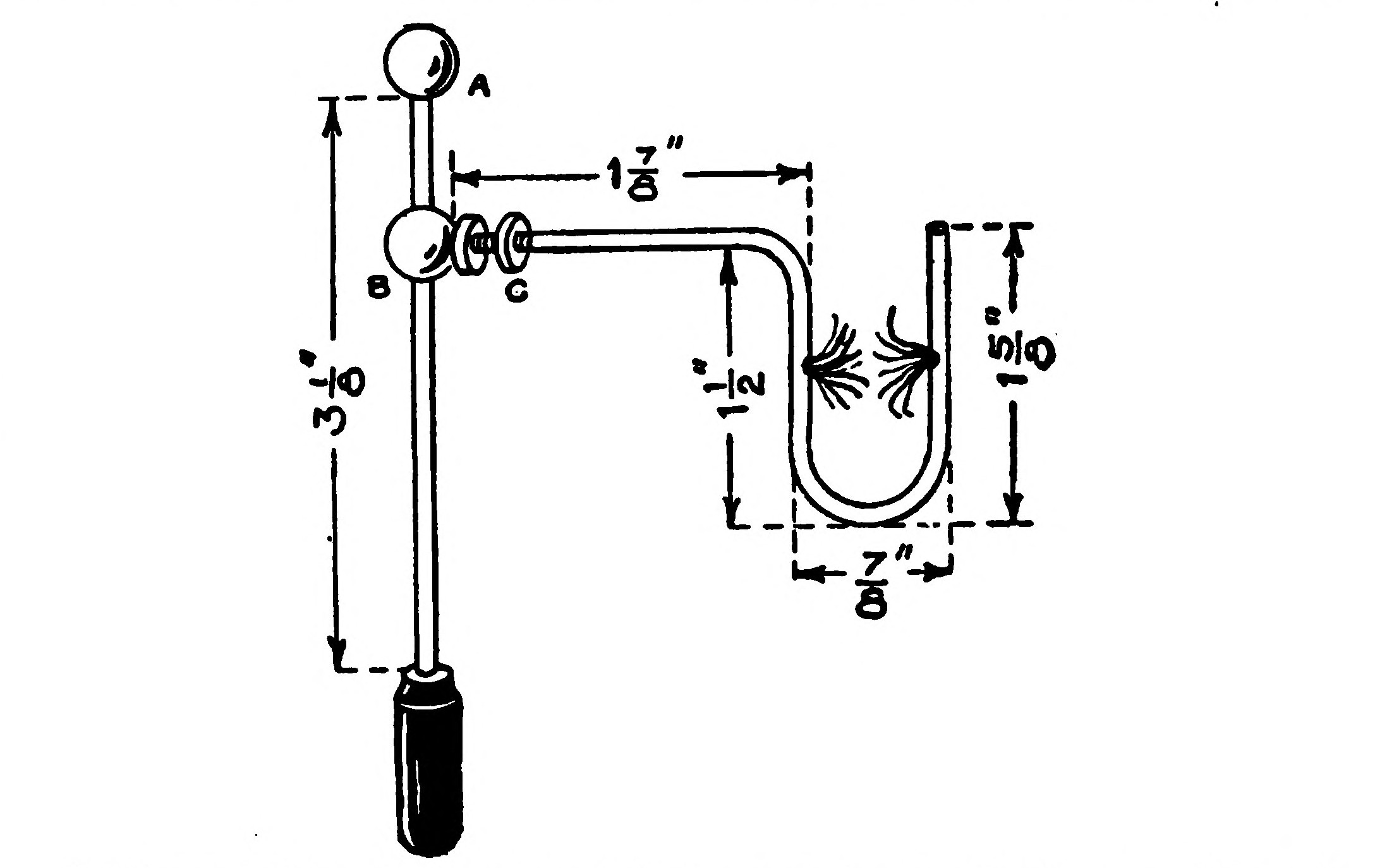 FIG. 10.—The Collector with the Discharge Rods, etc, in position.
