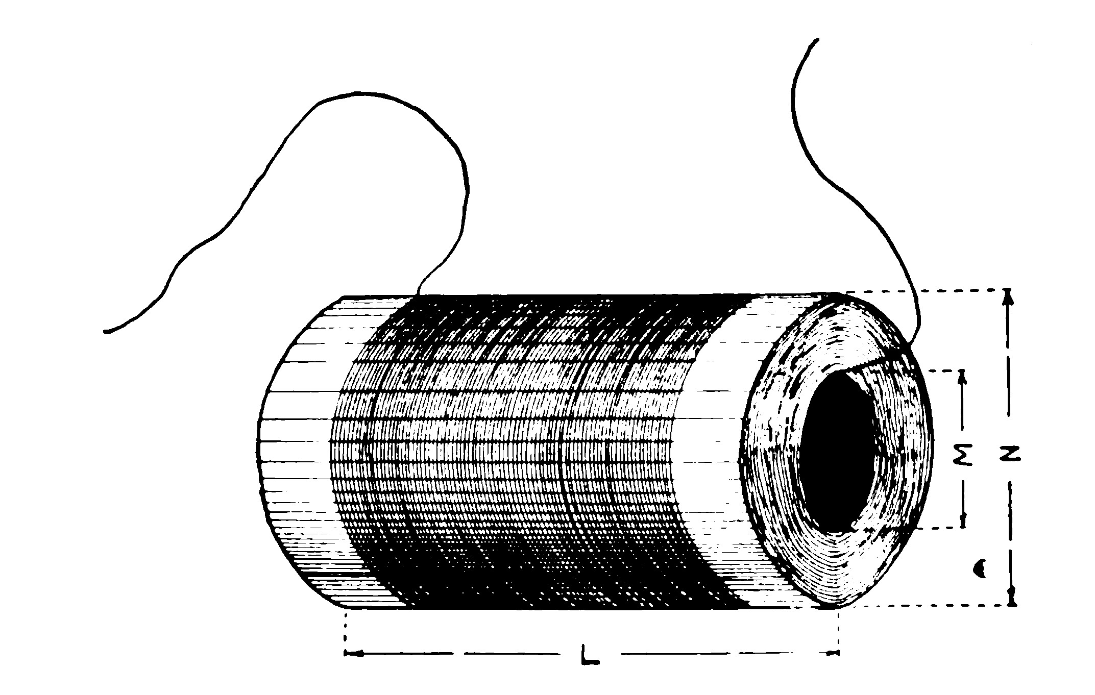 FIG. 111.—The Secondary Winding.
