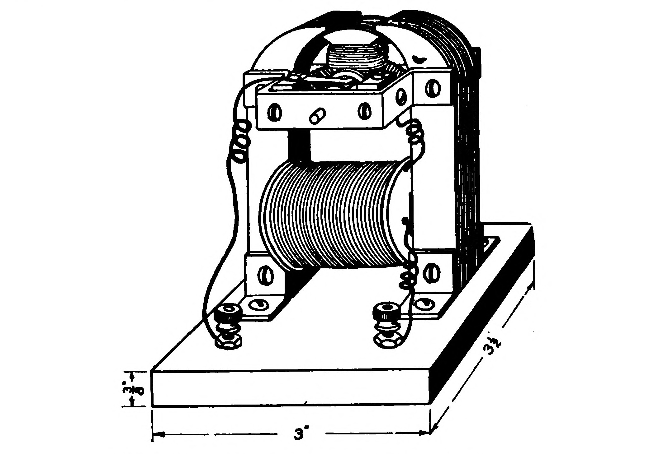 FIG. 133.—The completed Electric Motor.