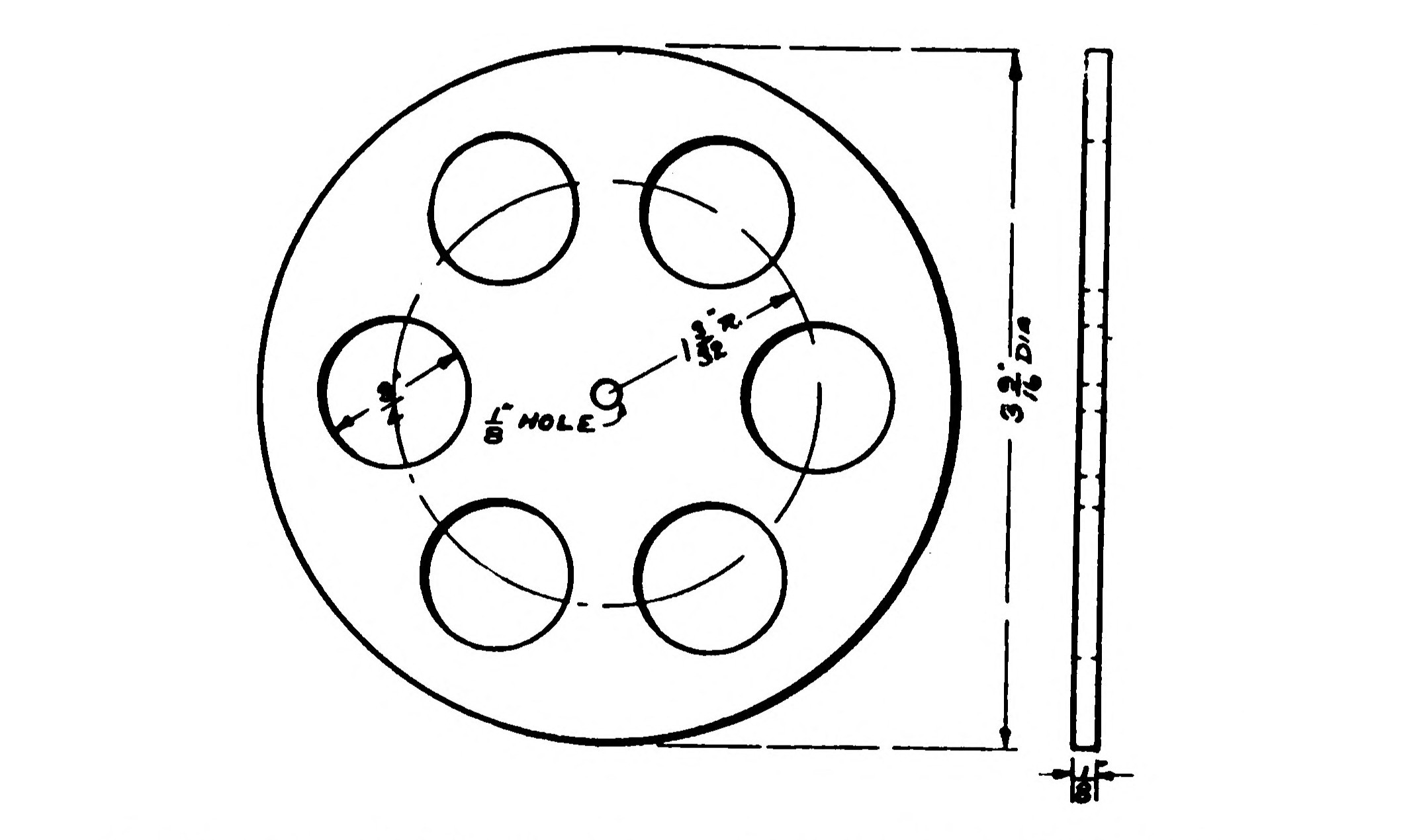 FIG. 151.—A Flywheel may be cut from sheet iron.