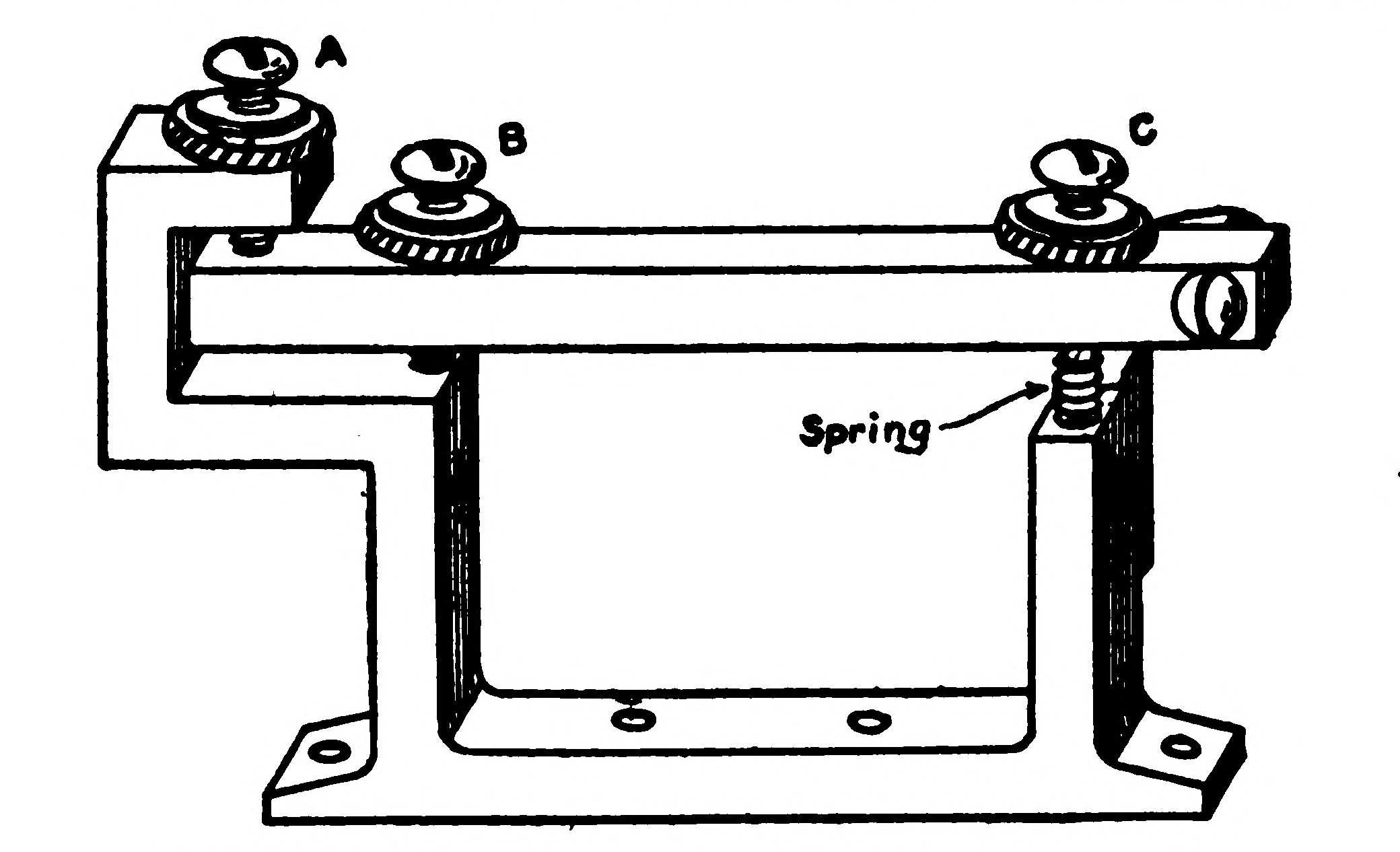 FIG. 87.—Sounder Frame with Lever in Position.